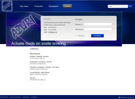 Azuri is a tailored B2B webshop Negeso W/CMS Azuri heeft een op maat gemaakte Negeso W/CMS B2B webshop