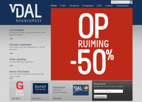Van Dal Mannenmode heeft een Negeso W/CMS website Van Dal Mannenmode heeft een Negeso W/CMS website