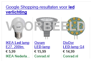 Uw producten in Google Shopping. Uw klanten kopen rechtstreeks in uw Negeso webshop!